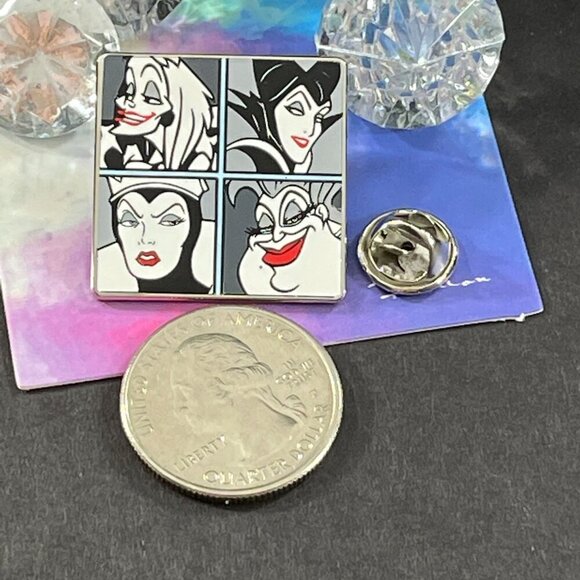 Maleficent Ursula Villains Lapel Pin Cruella Evil Queen Brooch Pin Jewelry Badge - Picture 3 of 11